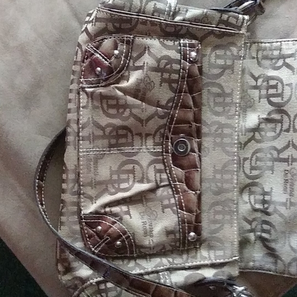 Genna DeRossi brown crossbody bag - Picture 6 of 7
